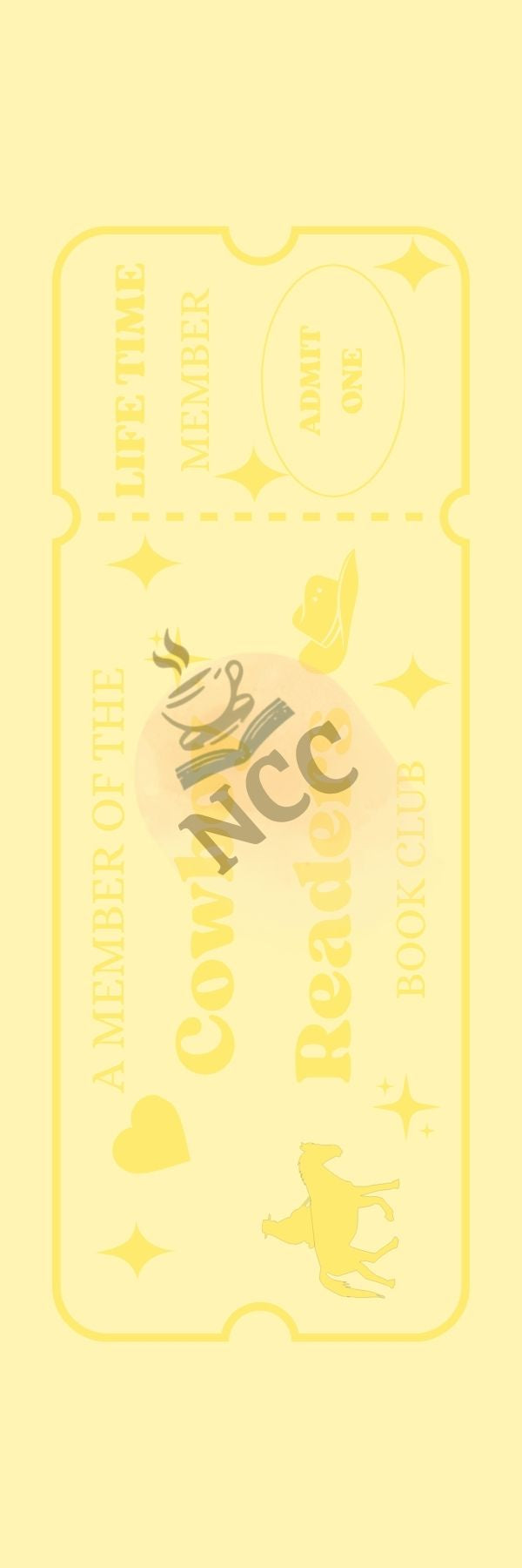 Cowboy Reader Ticket Front Watermark