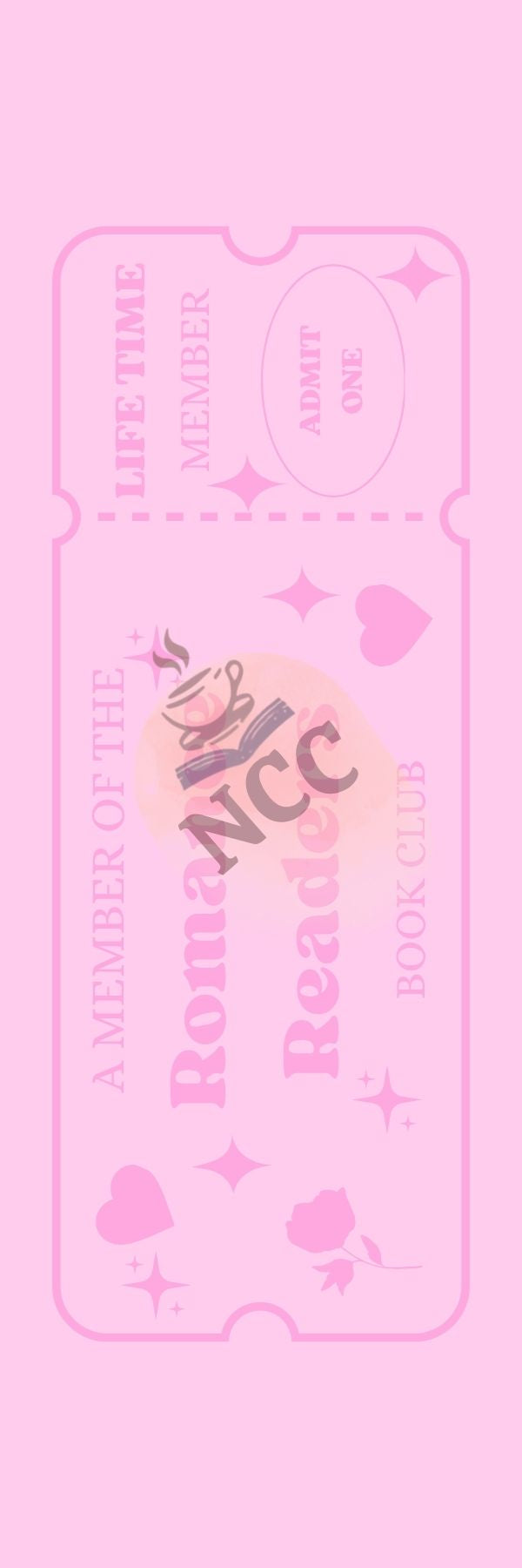 Romance Reader Ticket Front Watermark