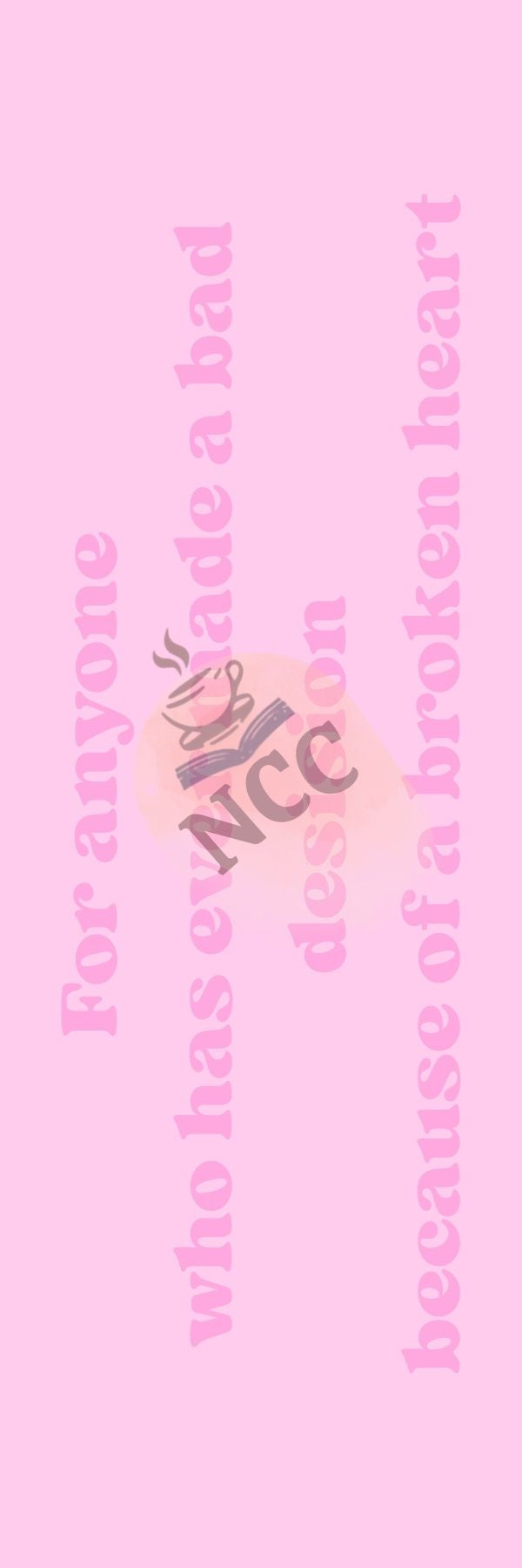 Romance Reader Ticket Back Watermark
