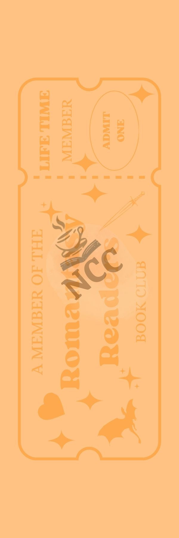 Romantasy Reader Ticket Front Watermark